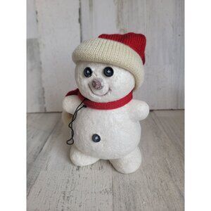Dept 56 Snowman Billy Button scarf hat figure xmas